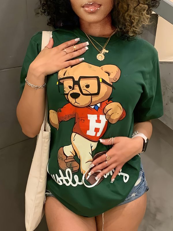 Green T-shirt with character