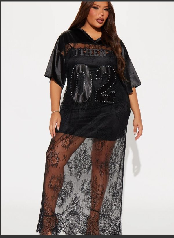 Jersey style See through gown - Image 2