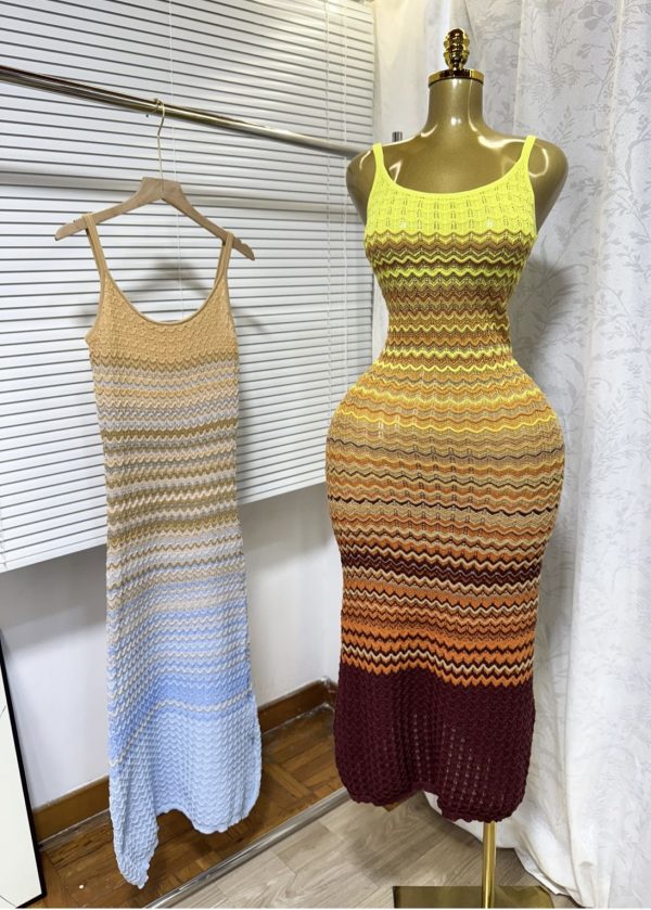 Crochet spaghetti Dress