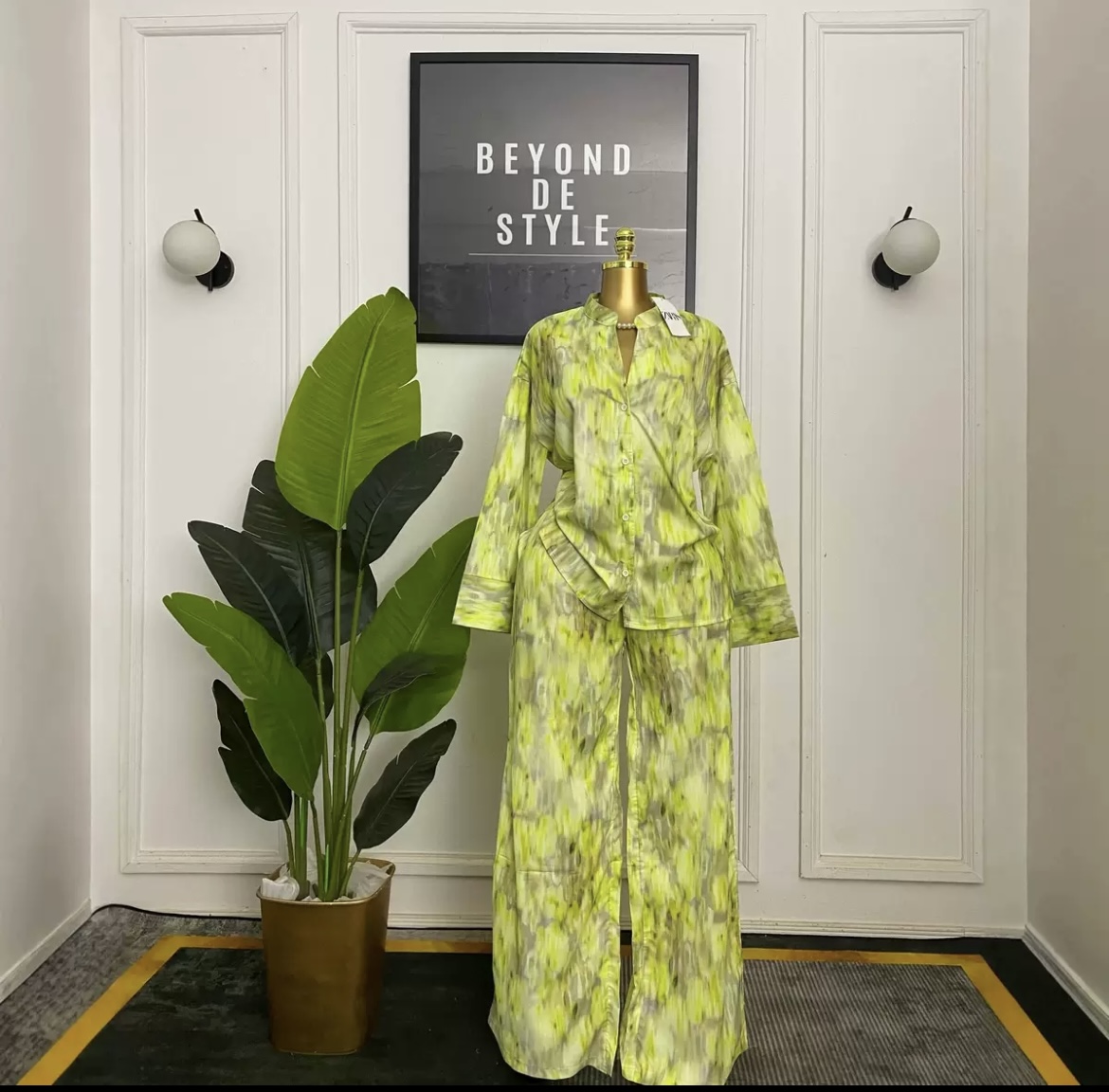Luxe Drift 2-Piece Palazzo Set
