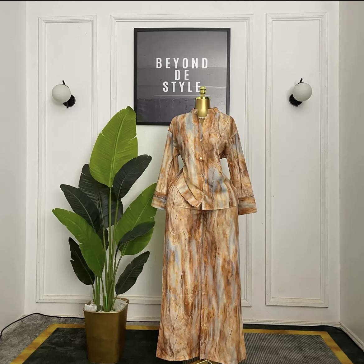 Luxe Drift 2-Piece Palazzo Set - Image 2